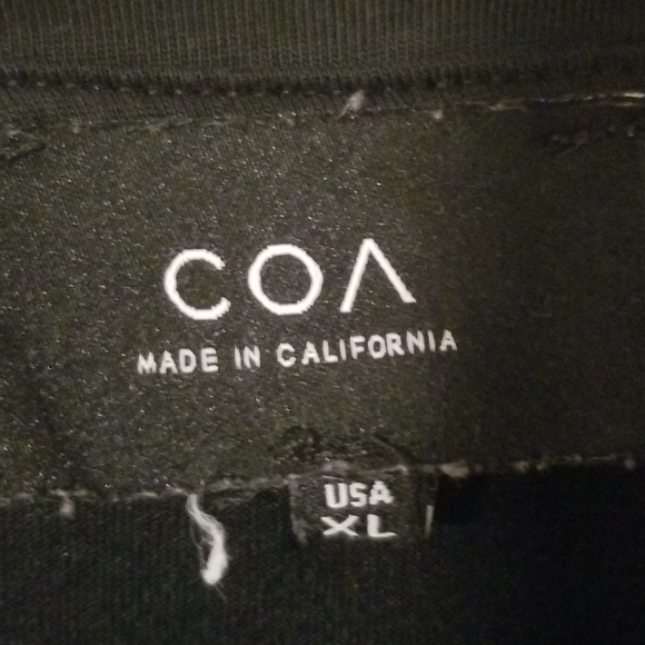 Anthropologie COA Color Block Black White Olive Green Long Sleeve Casual Top - Picture 3 of 8